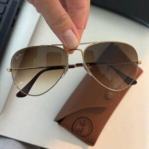 Large Metal Aviator Ray-ban